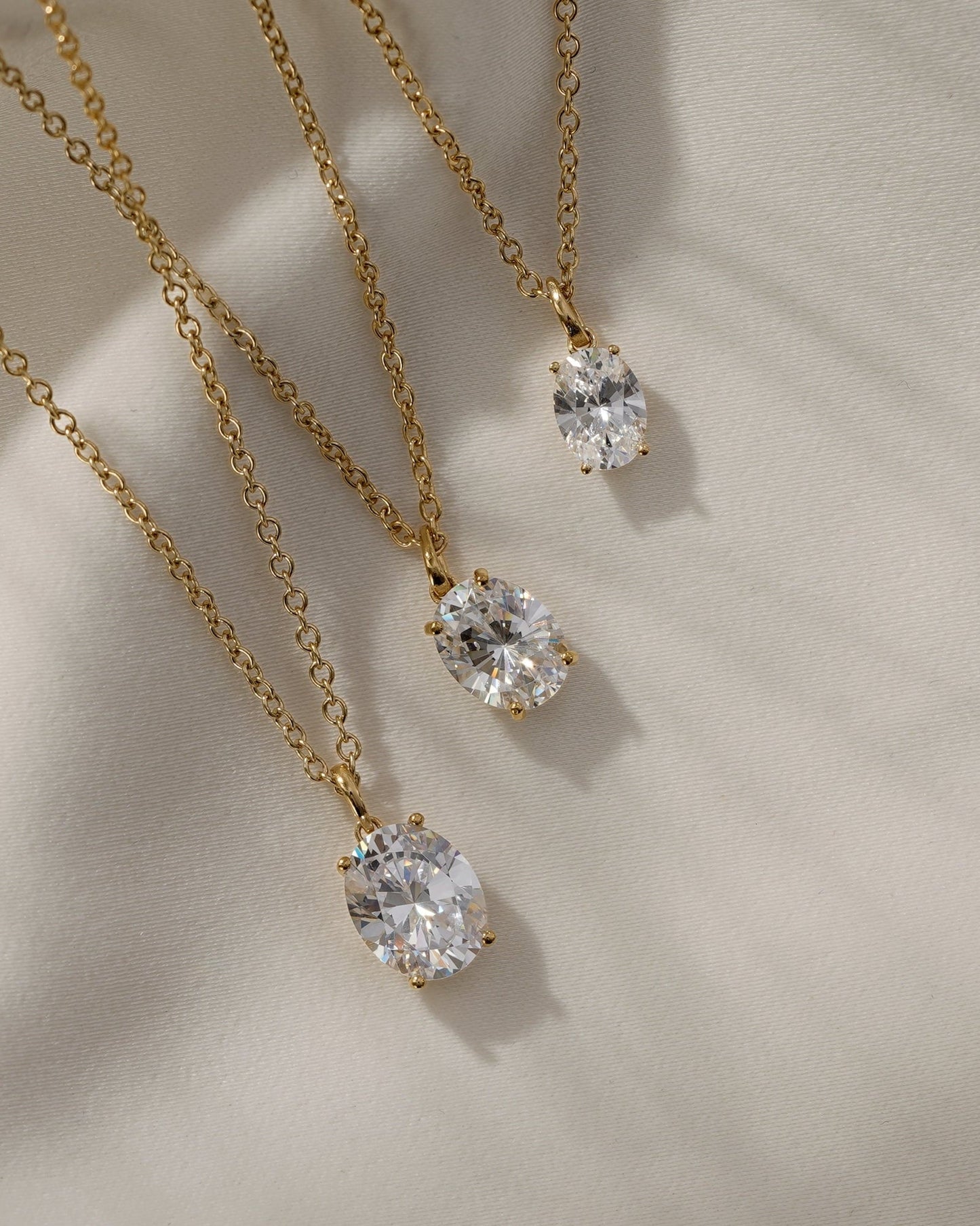 Diamonbliss Lab-Grown Diamond 2.0 cttw Oval Solitaire Necklace