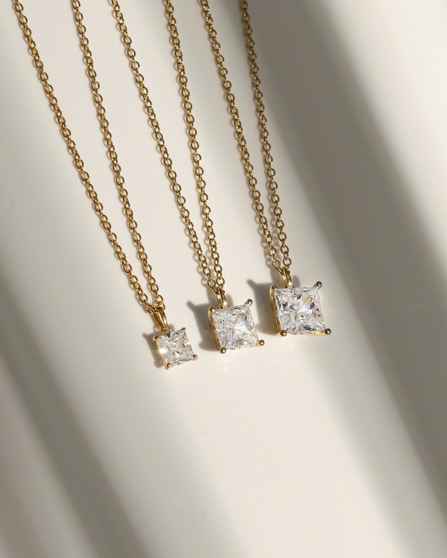 Diamonbliss Lab-Grown Diamond 2.0 cttw Princess Solitaire Necklace