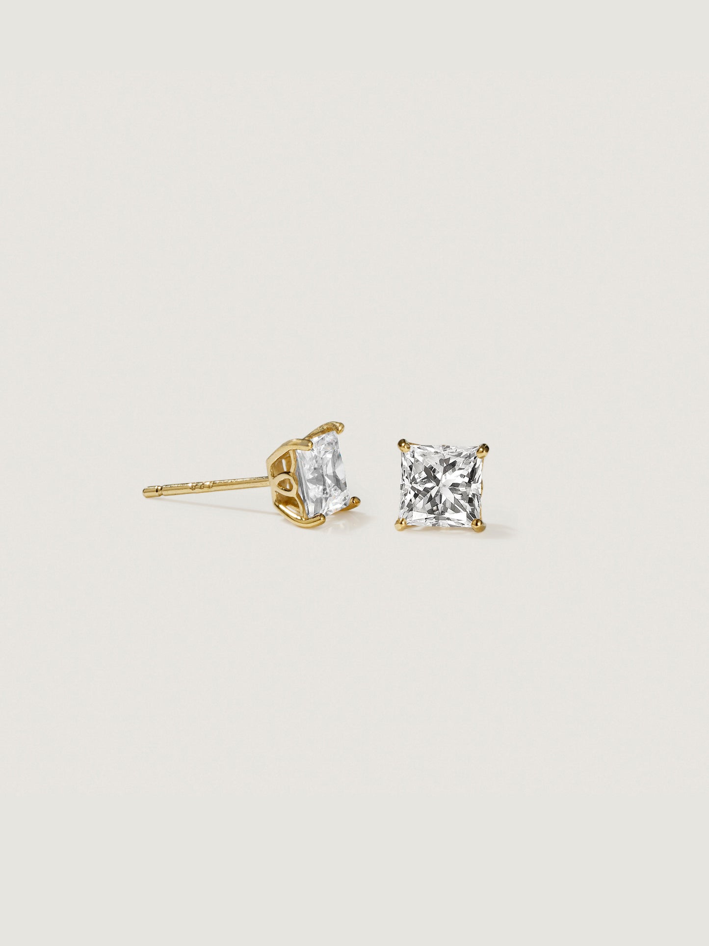 Diamonbliss Lab-Grown Diamond 1.0 cttw Princess Solitaire Earrings