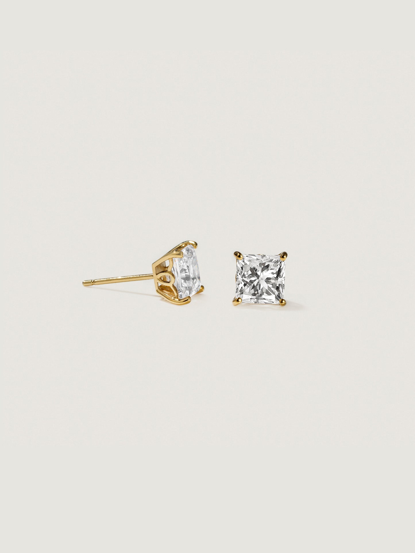 Diamonbliss Lab-Grown Diamond 2.0 cttw Princess Solitaire Earrings