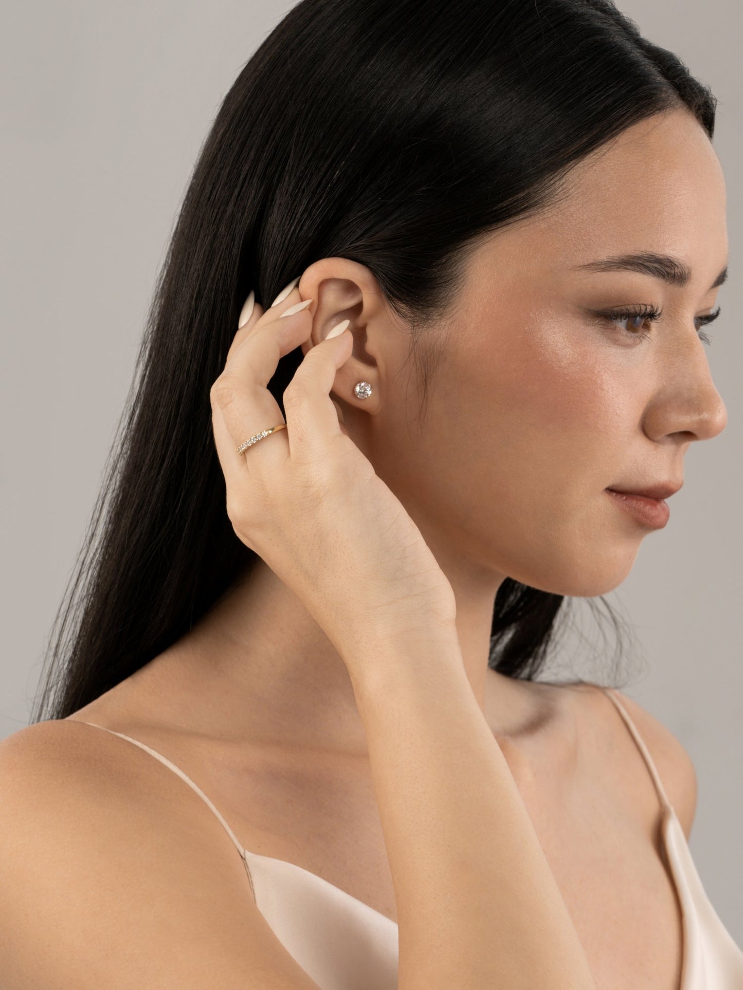 Diamonbliss Lab-Grown Diamond 0.5 cttw Pave Half Band Ring