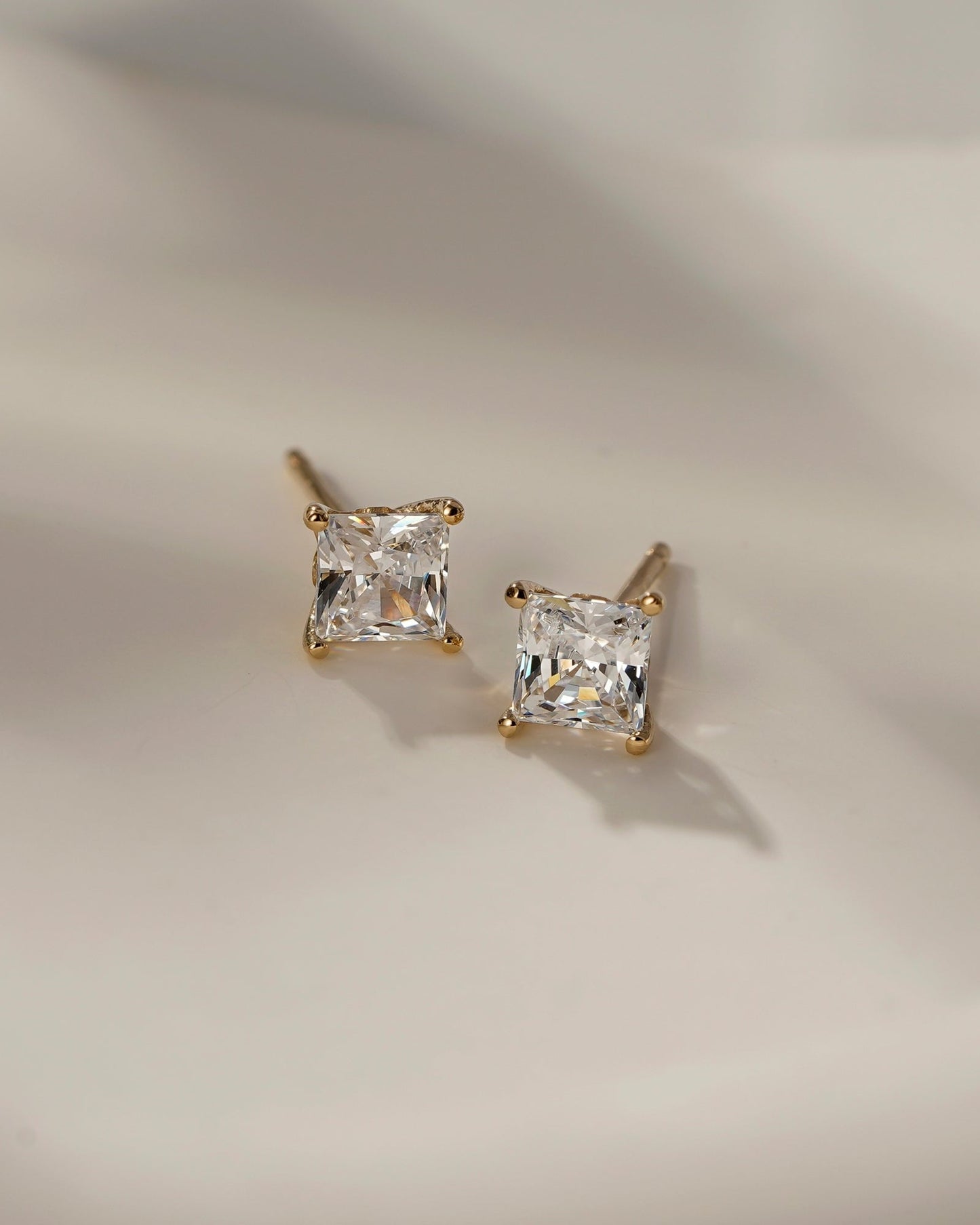 Diamonbliss Lab-Grown Diamond 2.0 cttw Princess Solitaire Earrings