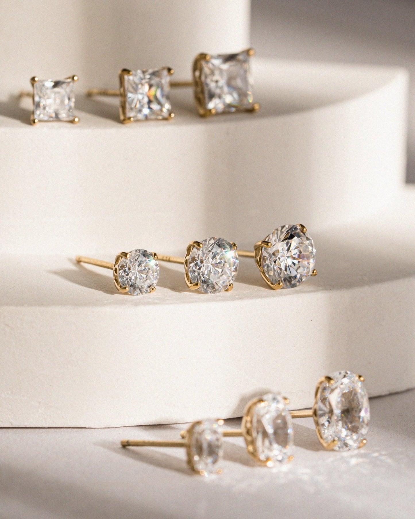 Diamonbliss Lab-Grown Diamond 2.0 cttw Round Solitaire Earrings