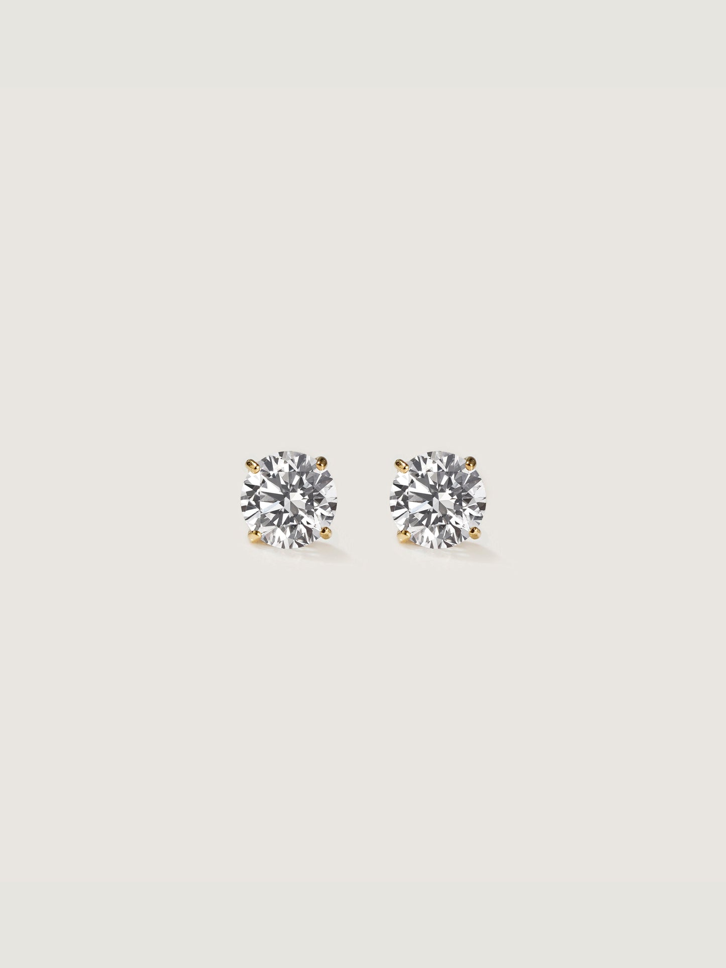 Diamonbliss Lab-Grown Diamond 1.0 cttw Round Solitaire Earrings