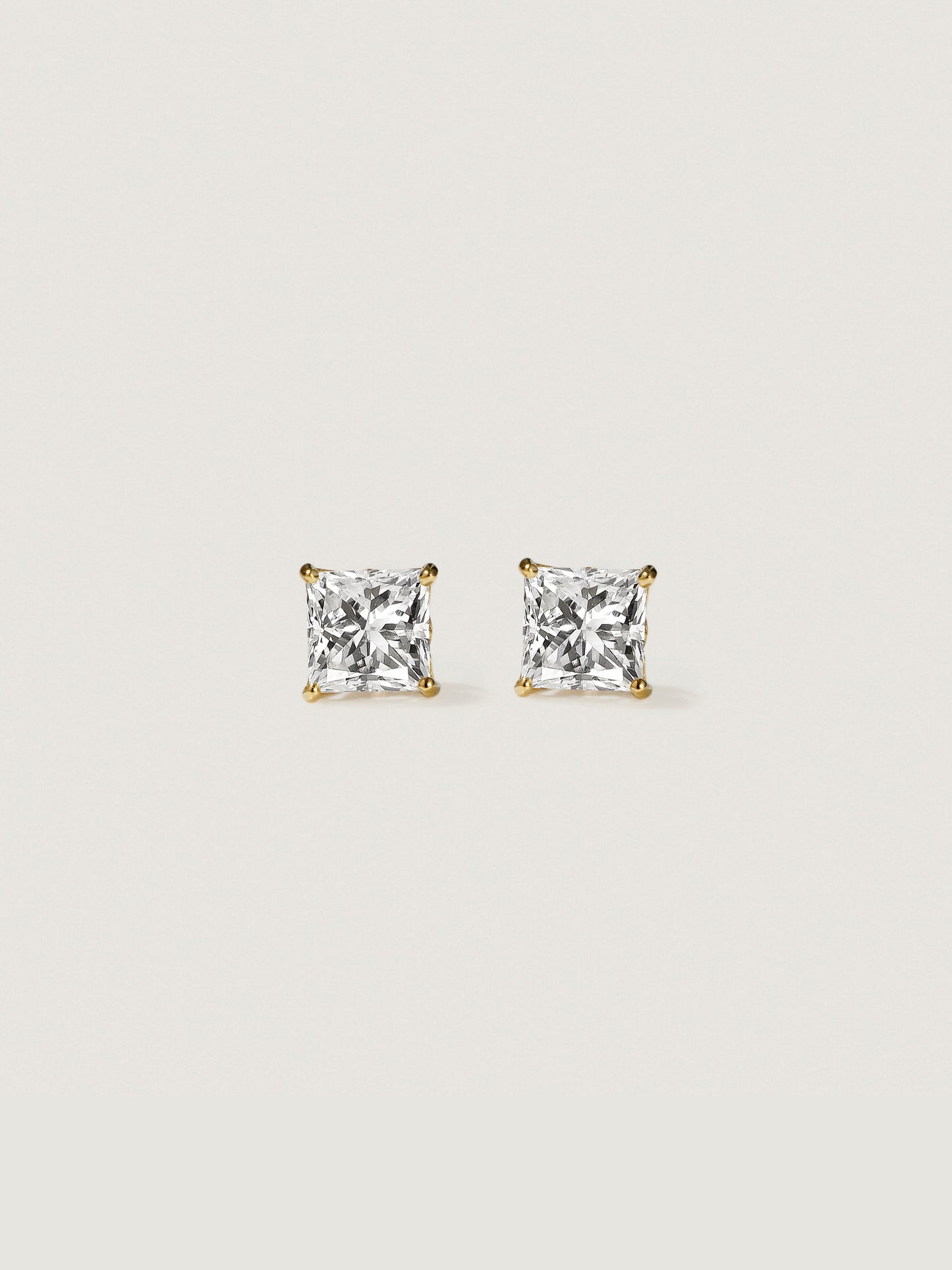 Diamonbliss Lab-Grown Diamond 1.0 cttw Princess Solitaire Earrings