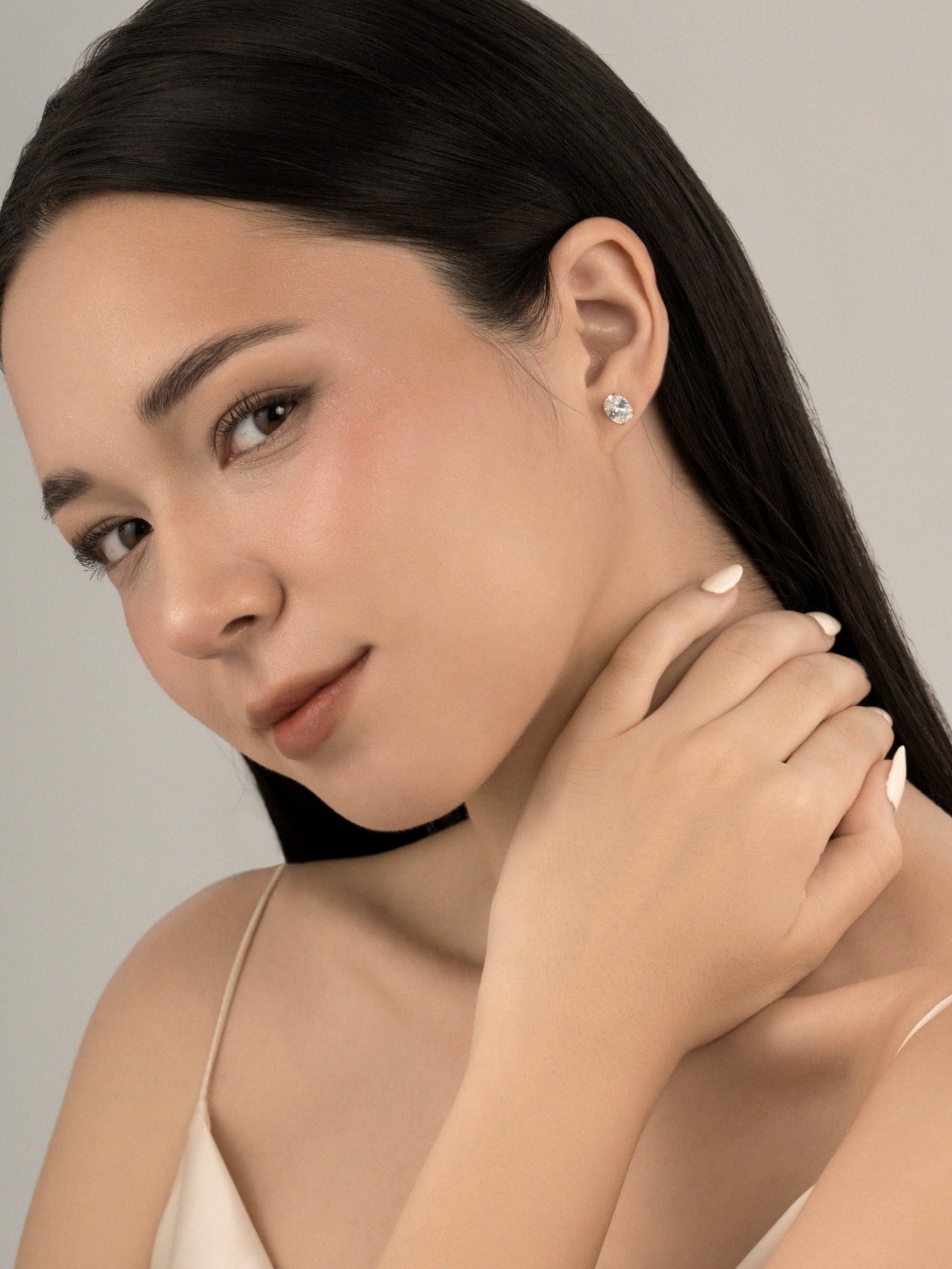 Diamonbliss Lab-Grown Diamond 2.0 cttw Oval Solitaire Earrings