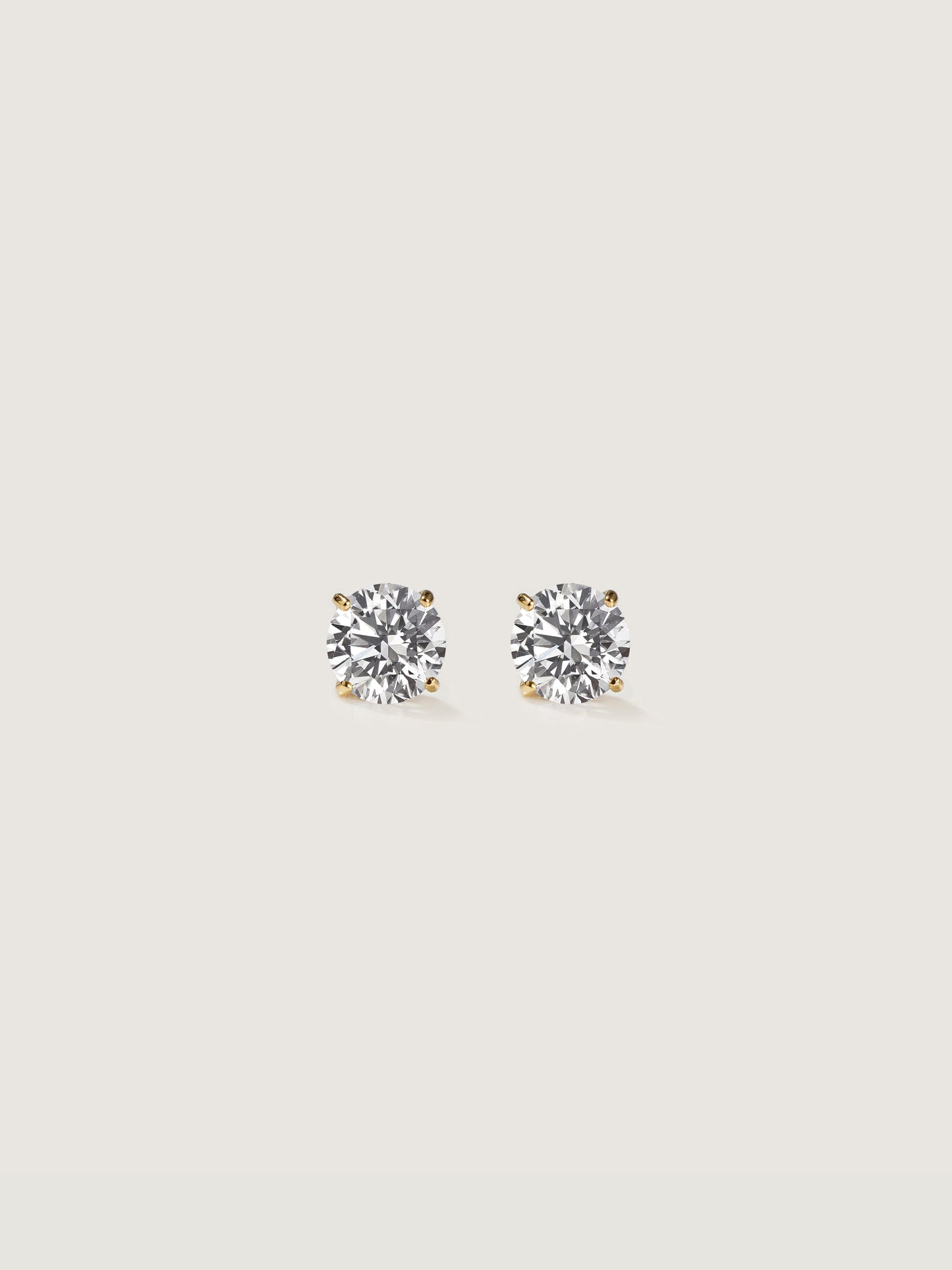 Diamonbliss Lab-Grown Diamond 0.5 cttw Round Solitaire Earrings