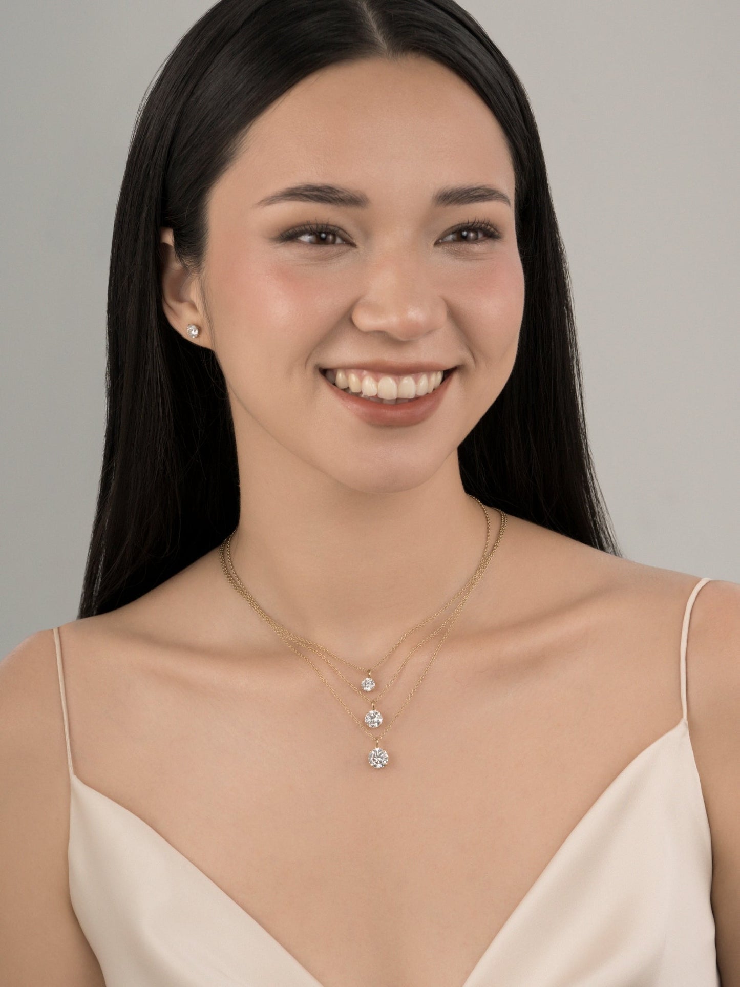 Diamonbliss Lab-Grown Diamond 2.0 cttw Oval Solitaire Necklace