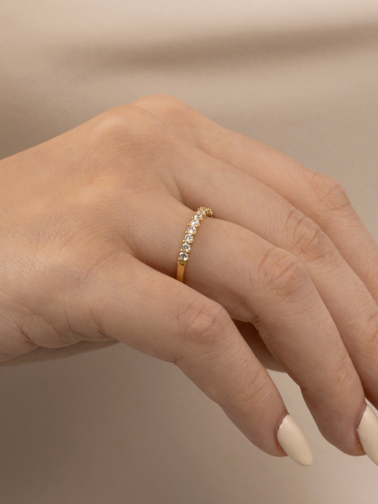 Diamonbliss Lab-Grown Diamond 0.5 cttw Pave Half Band Ring